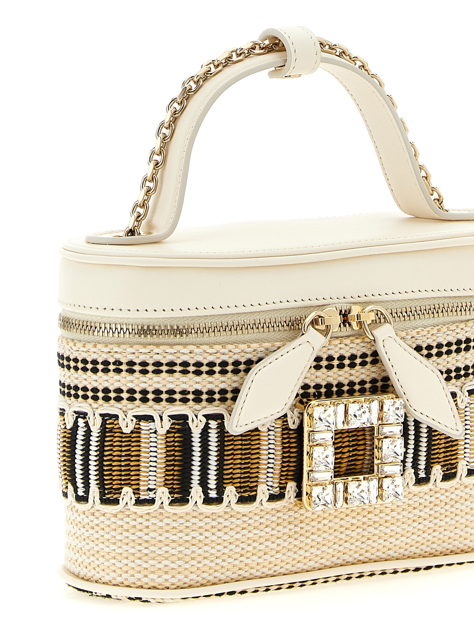 Micro Vanity Très Vivier handbag Multicolor Paper Polyester Hand Bags