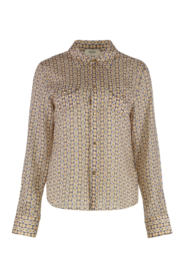 Tilly Shirt Wool And Silk Gauze
