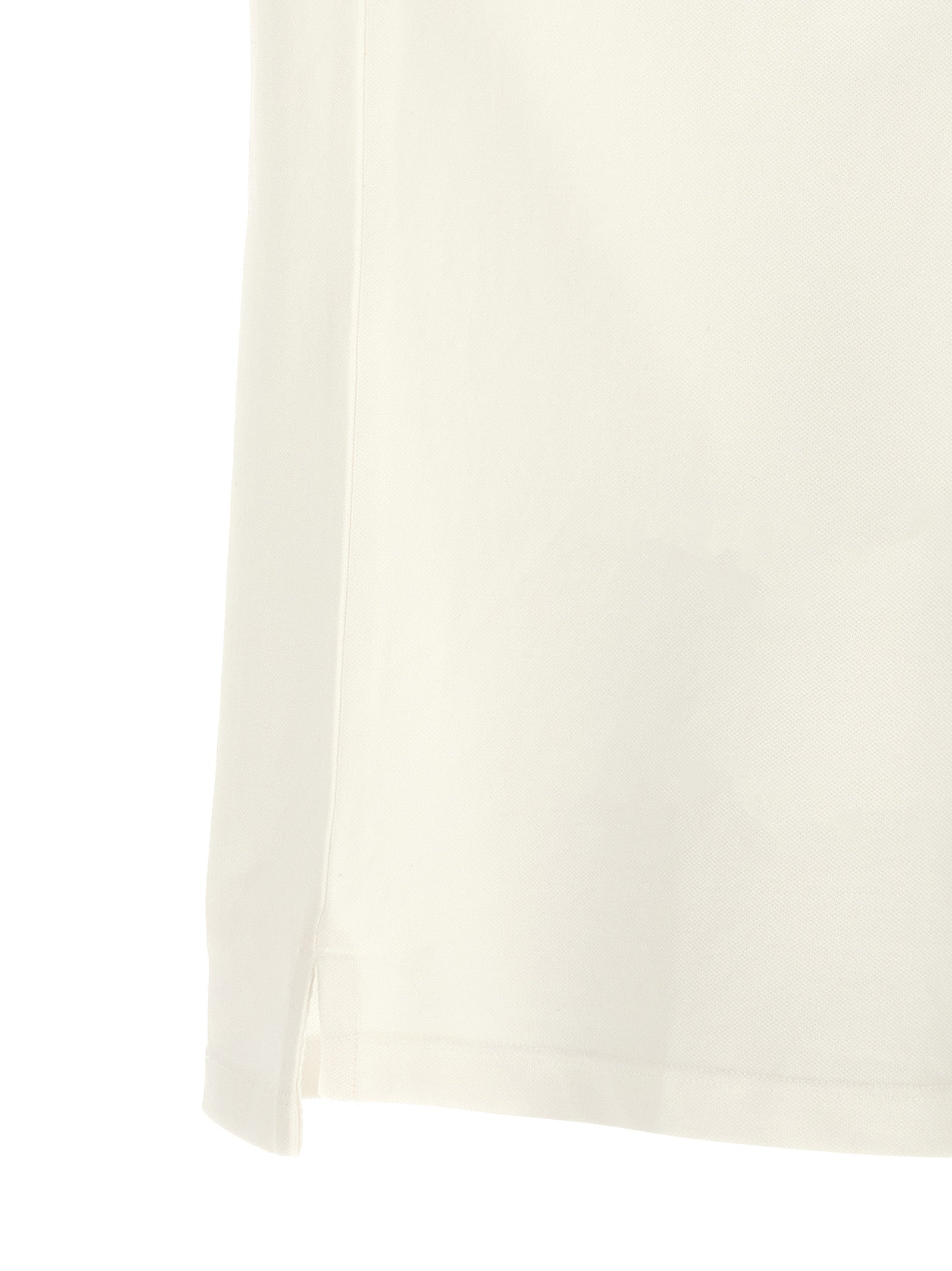 Logo patch polo shirt White Cotton
