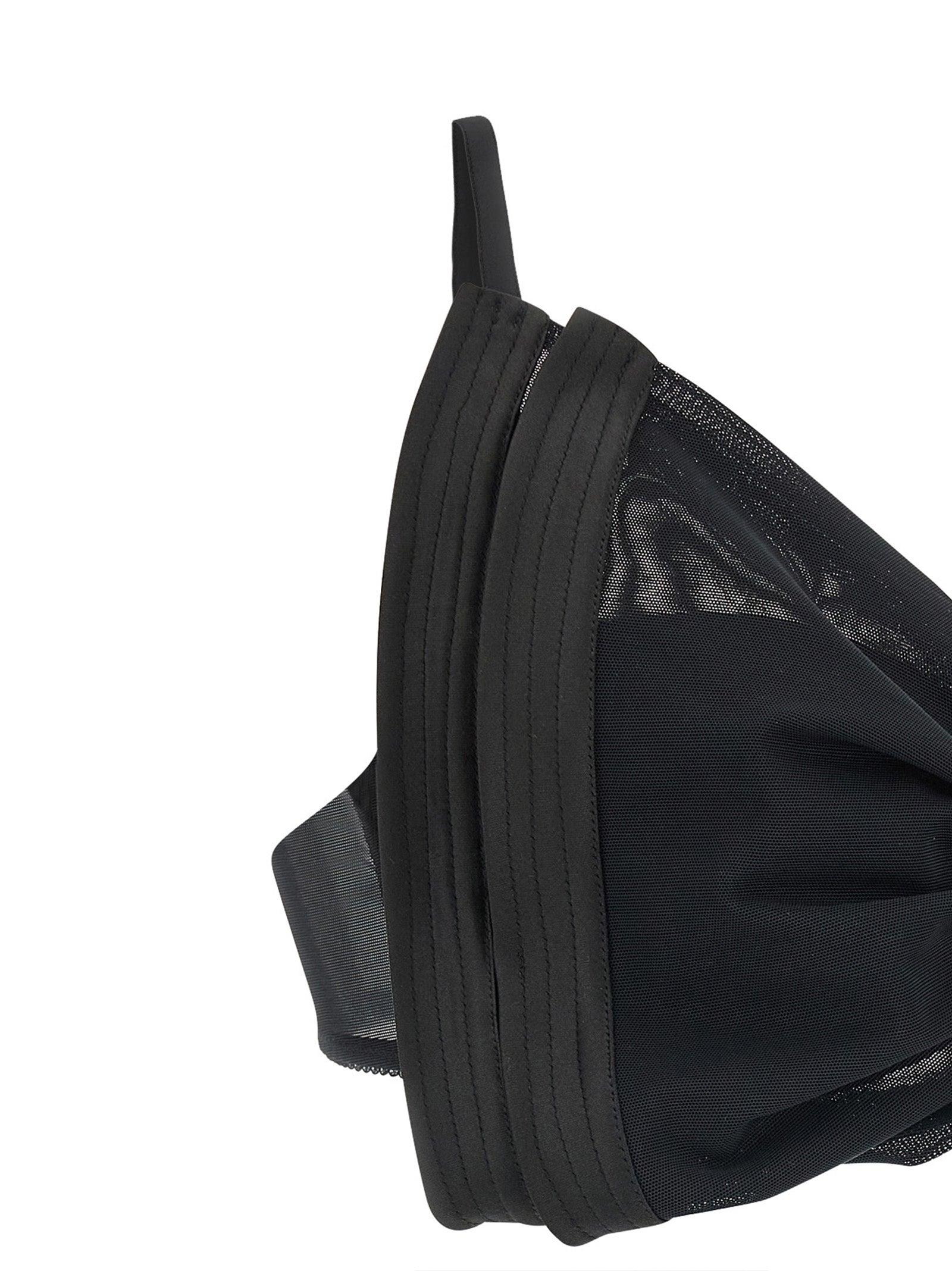 Satin bra and tulle Black Polyamide Intimo
