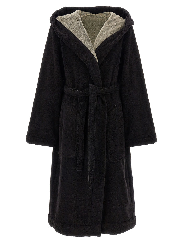 Beach Robe bathrobe Black Cotton Towels