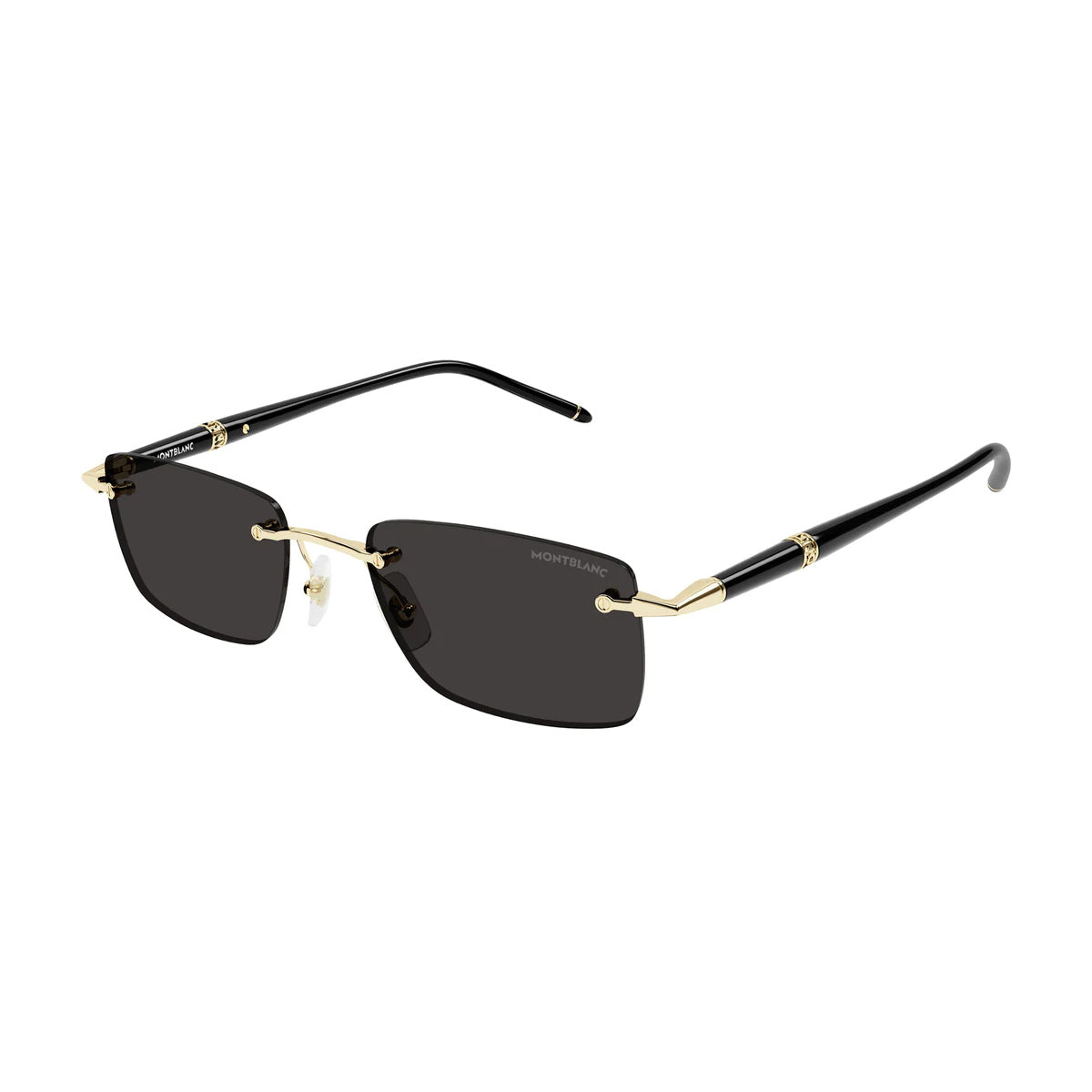 Montblanc MB0344S LINEA MEISTERSTÜCK Nero Metal Occhiali Sole