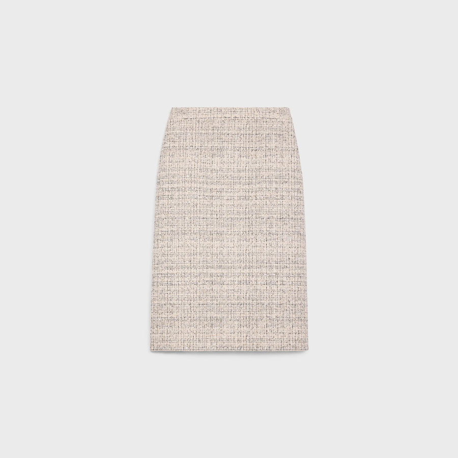 Celine Tweed skirt in beige