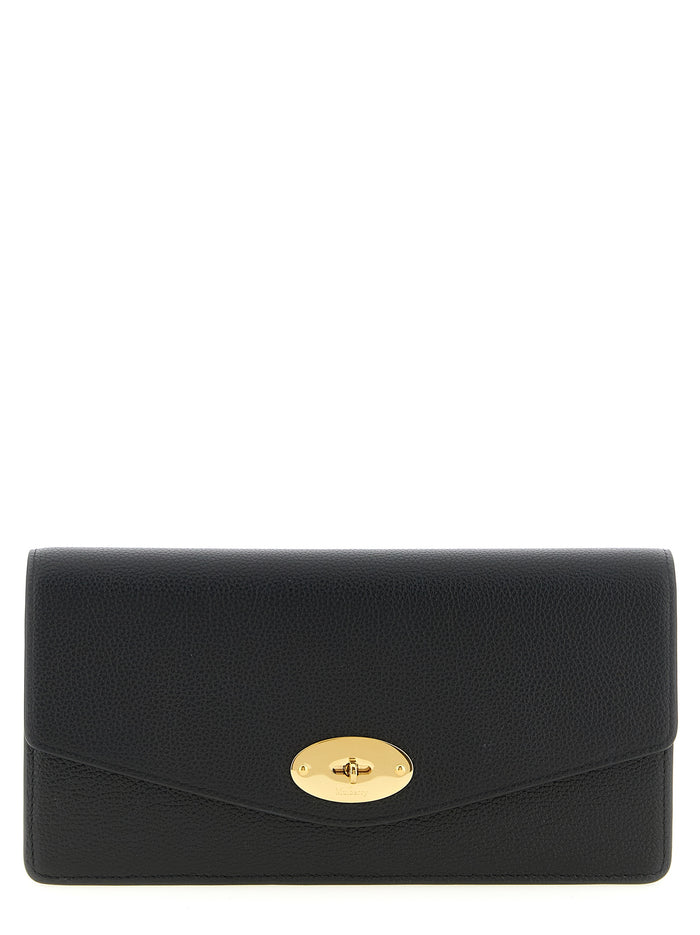 Darley wallet Black Calfskin Leather (bos Taurus) Wallets, Card Holders