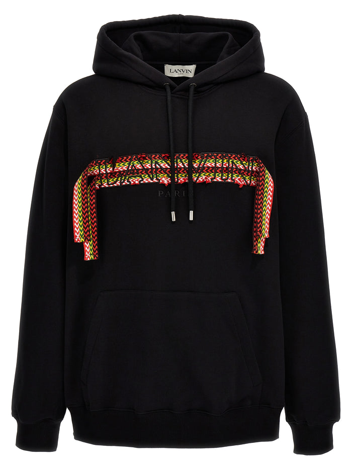 Curblace hoodie Black Cotton Sweatshirt
