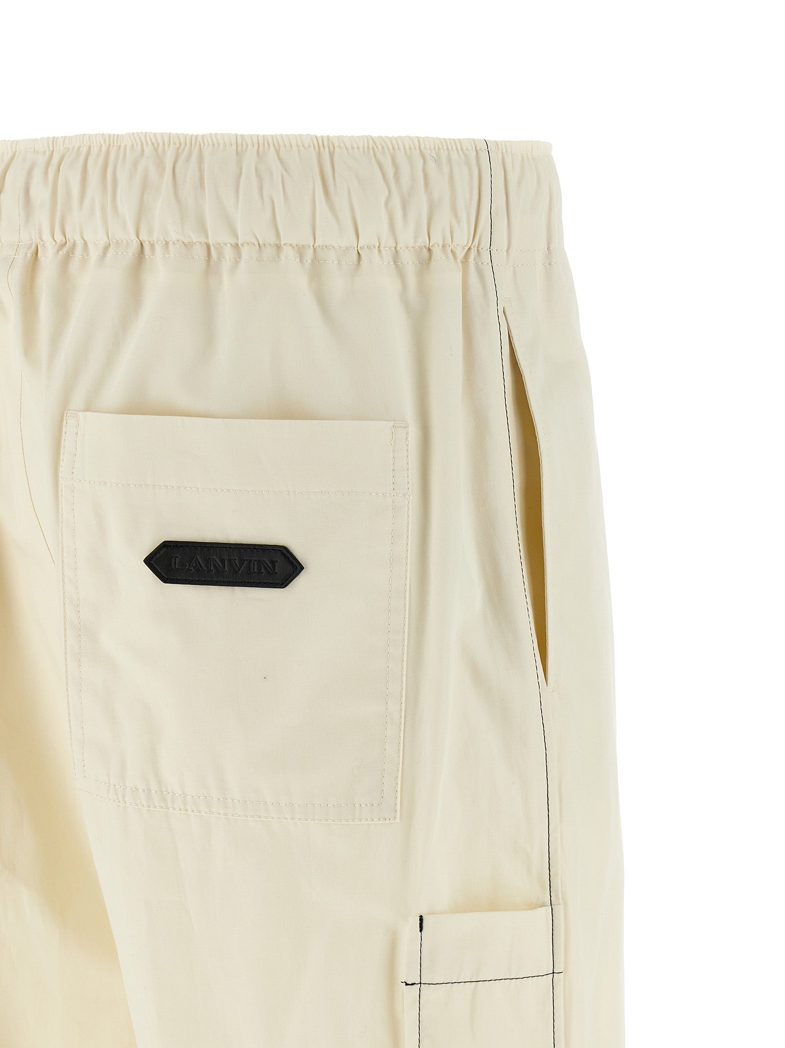 Cotton trousers White Pant