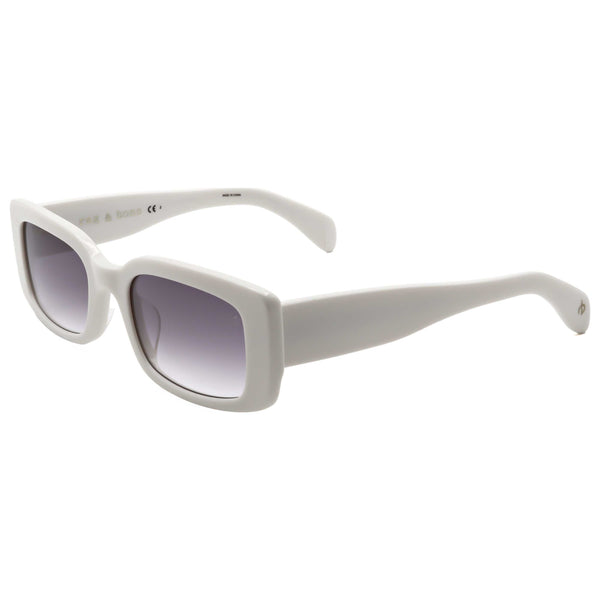 Preloved - Rag & Bone Unisex 52 Mm White Sunglasses Rnb6002-S-Vk6-52 One Color