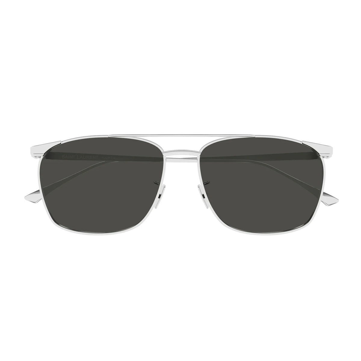 Saint Laurent SL 796 Vincent Linea Logo 002 Silver Grey Argento Metal Occhiali Da Sole