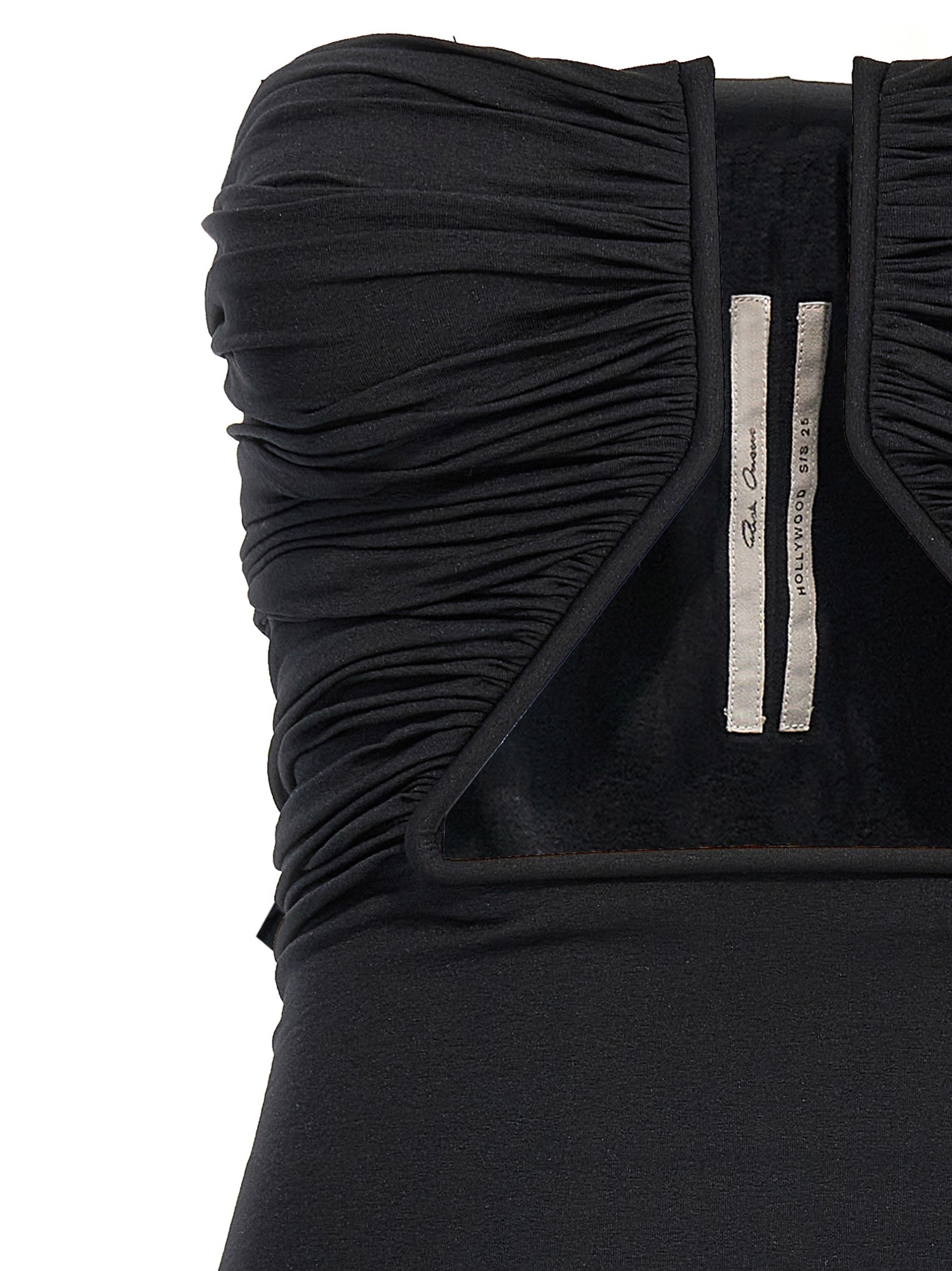 Prong mini dress Black Nylon