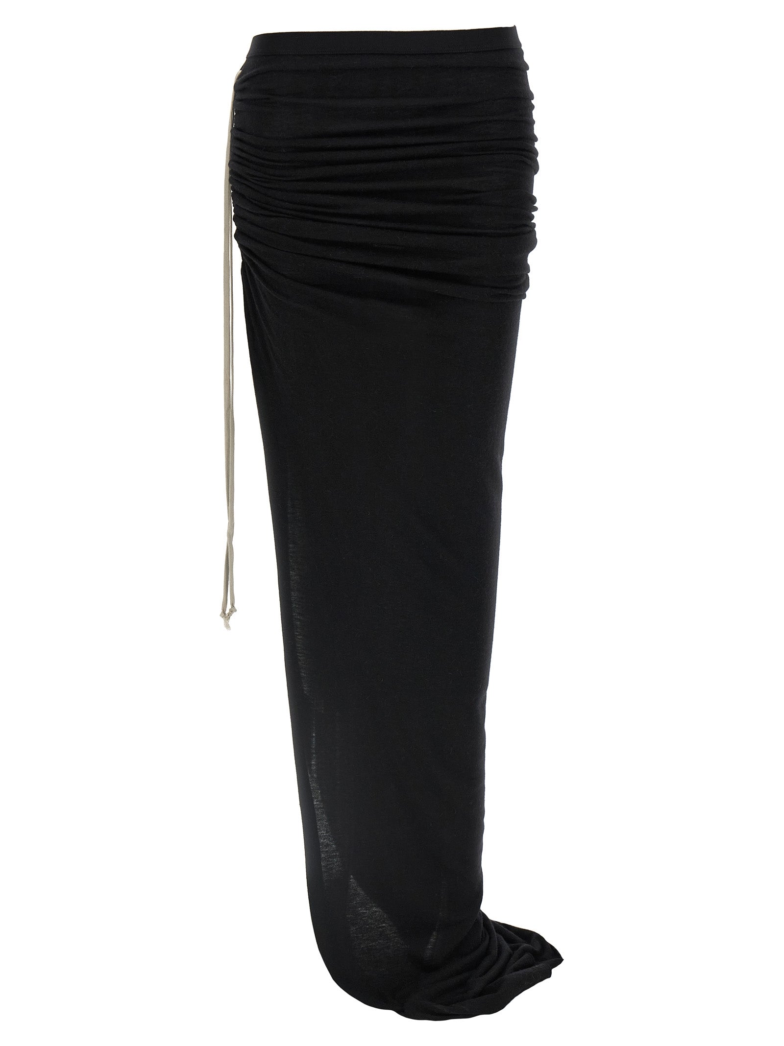 Edfu skirt Black Wool Nylon Elastane
