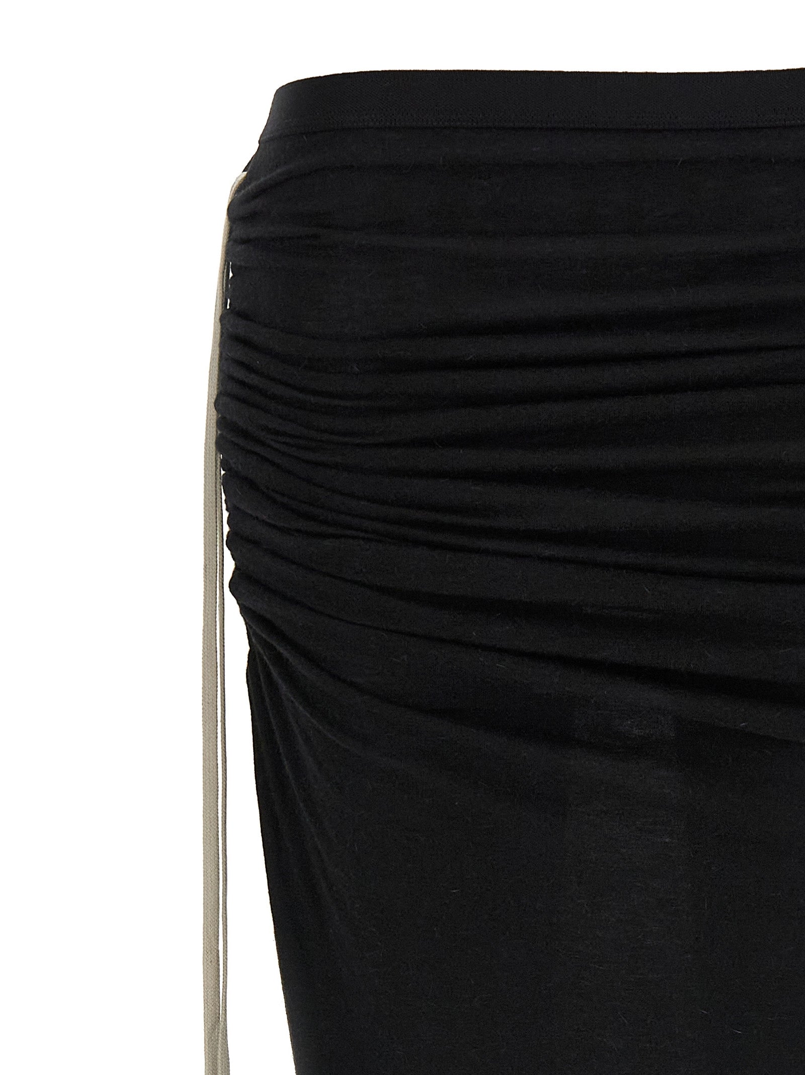 Edfu skirt Black Wool Nylon Elastane