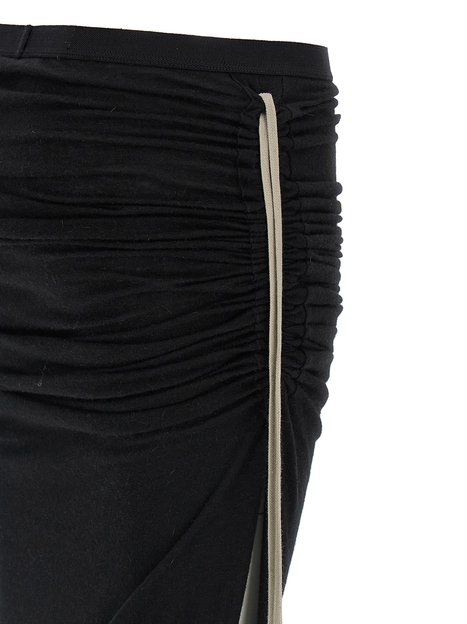 Edfu skirt Black Wool Nylon Elastane