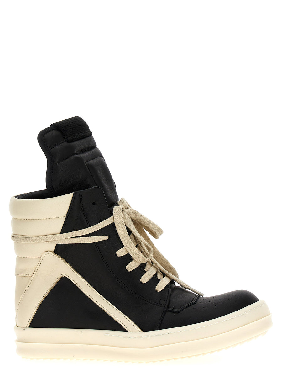 Rick Owens High-Top Sneaker — Black