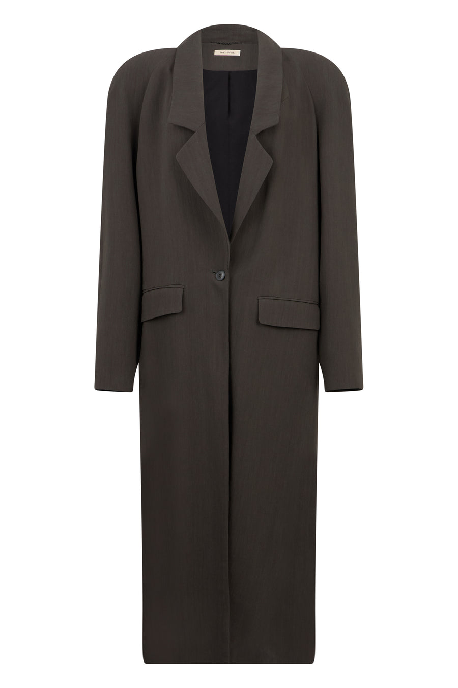 Long Cotton Coat Grey