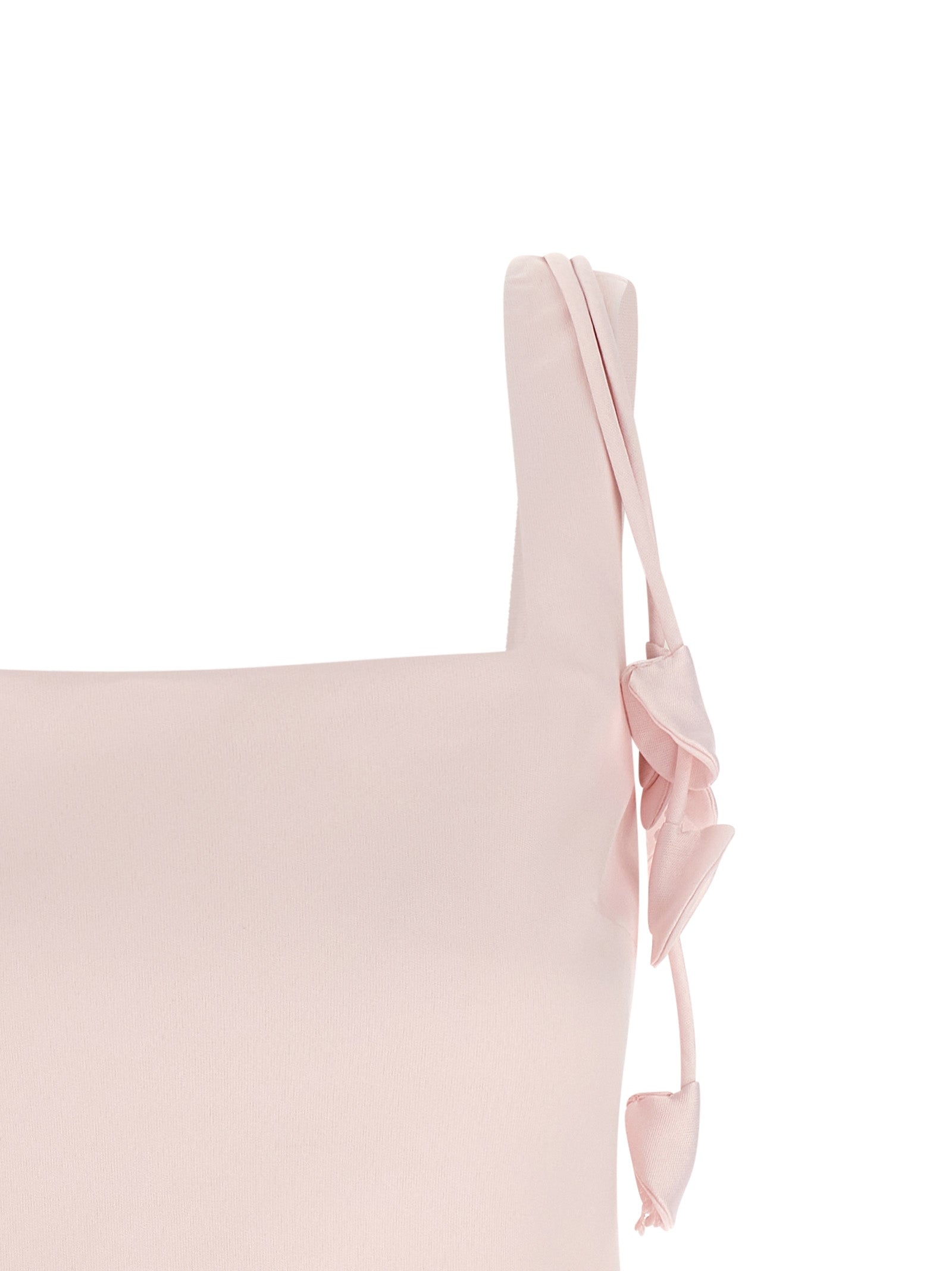 Pink Flower Taffetà dress Polyester Skirt