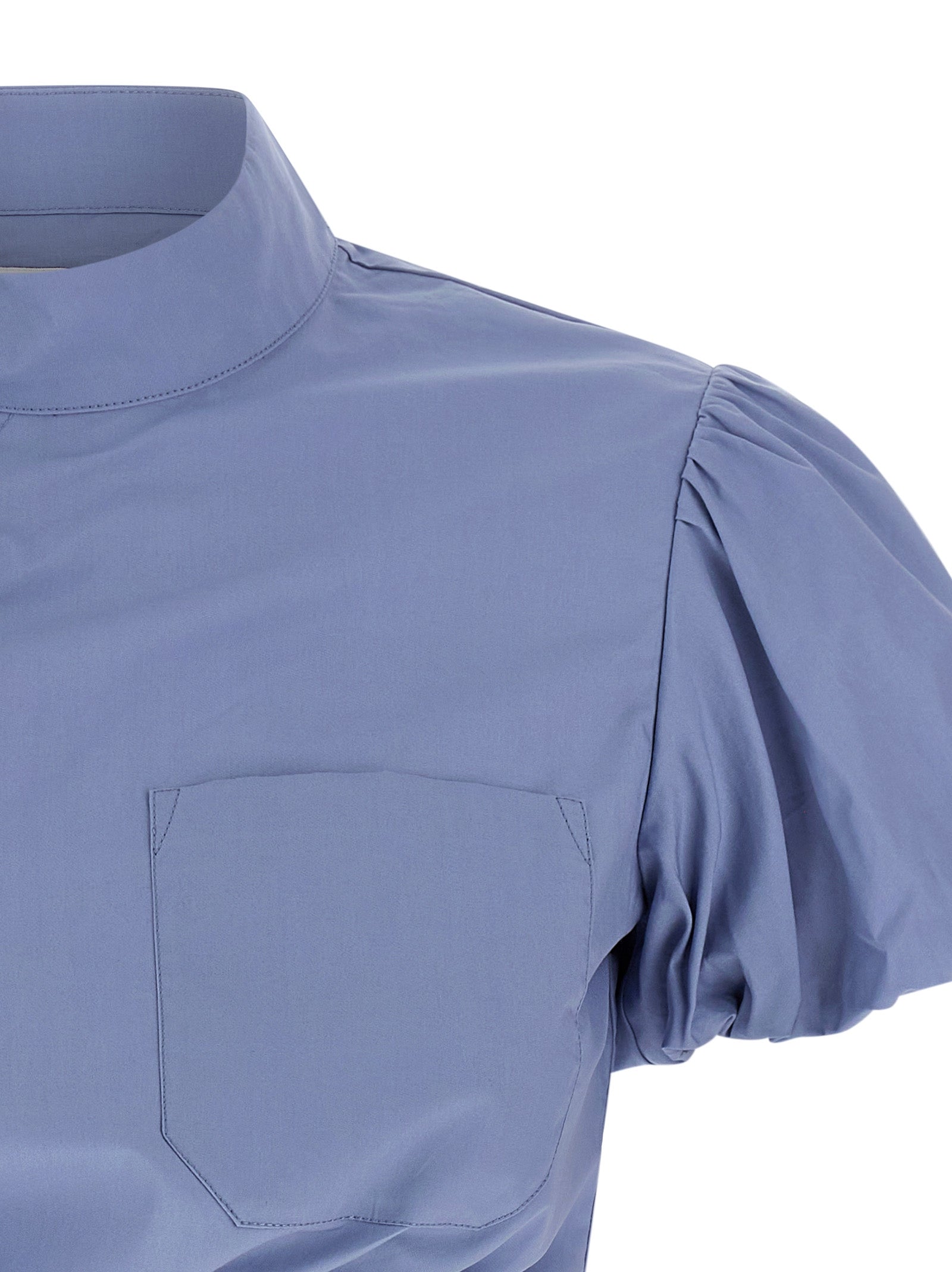 Blue Cotton Tie Side top Light Tops