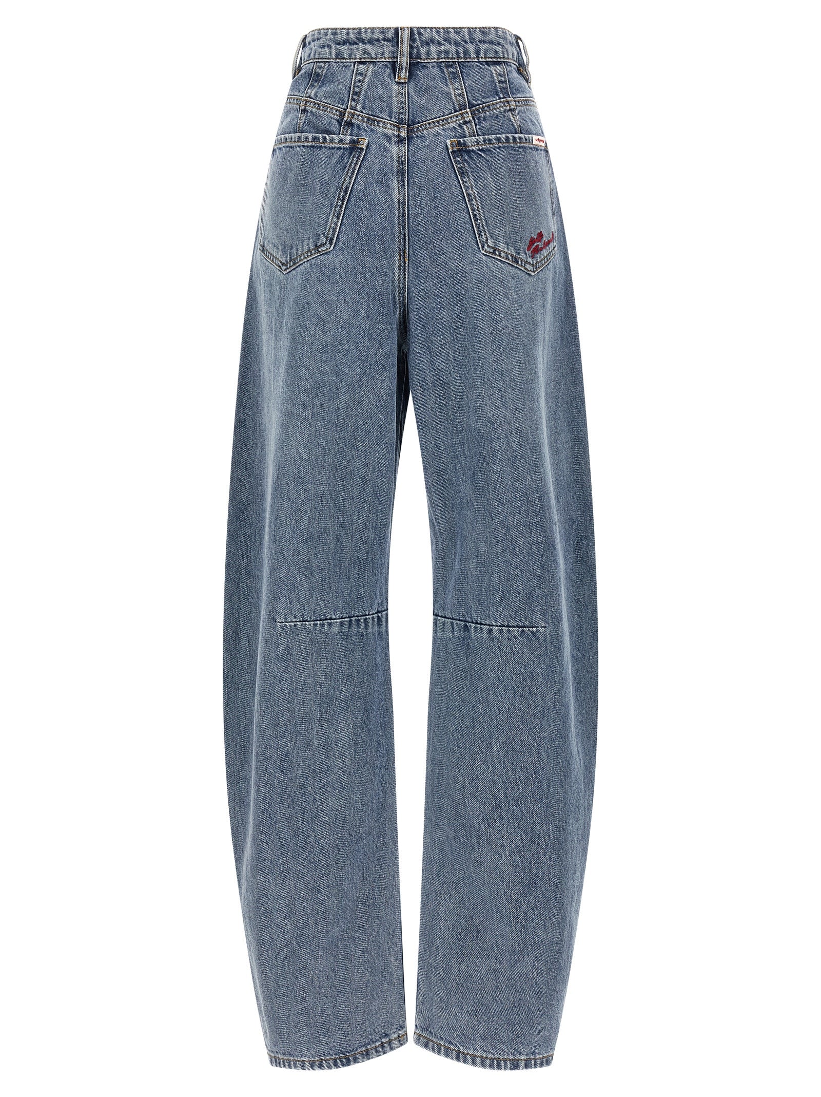 Blue Barrel Leg jeans Cotton