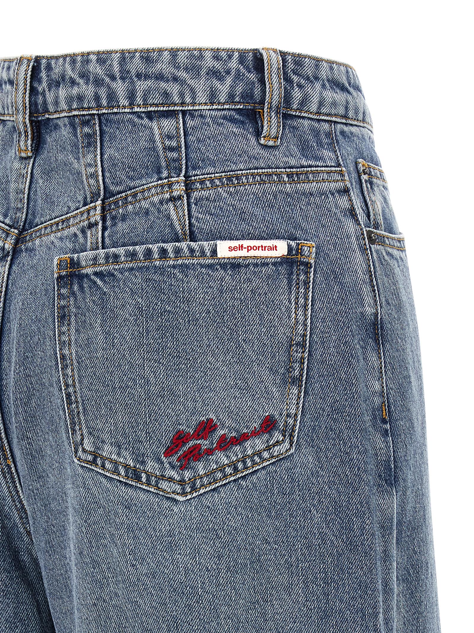 Blue Barrel Leg jeans Cotton