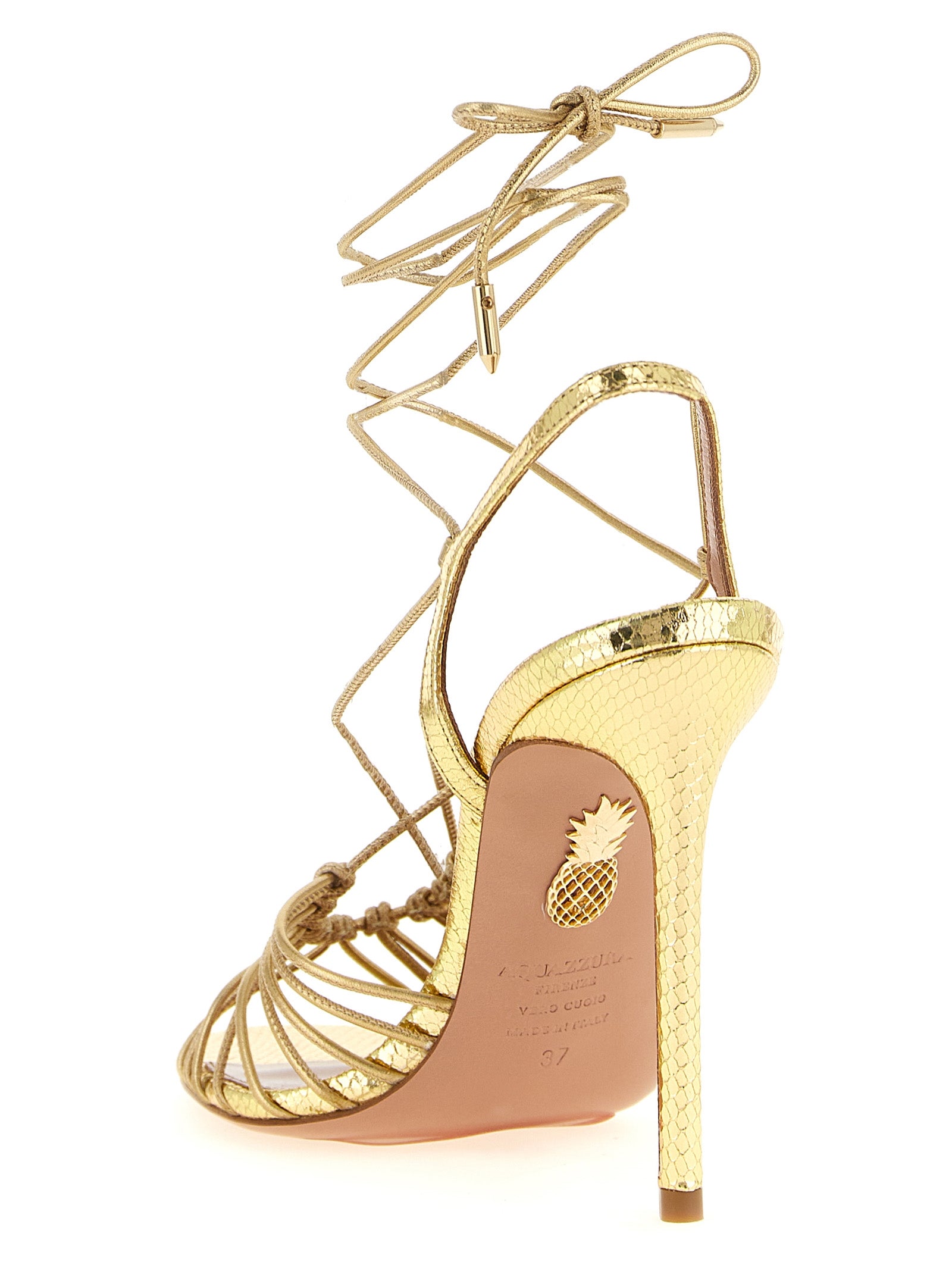 Ritmo sandals Gold Lamb Leather (ovis Aries)