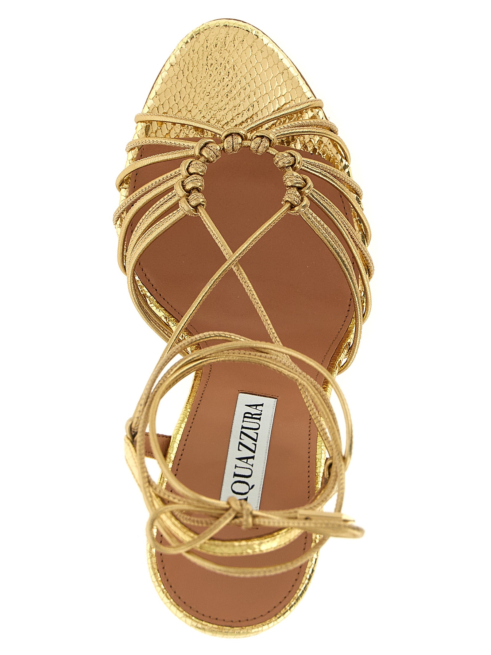 Ritmo sandals Gold Lamb Leather (ovis Aries)