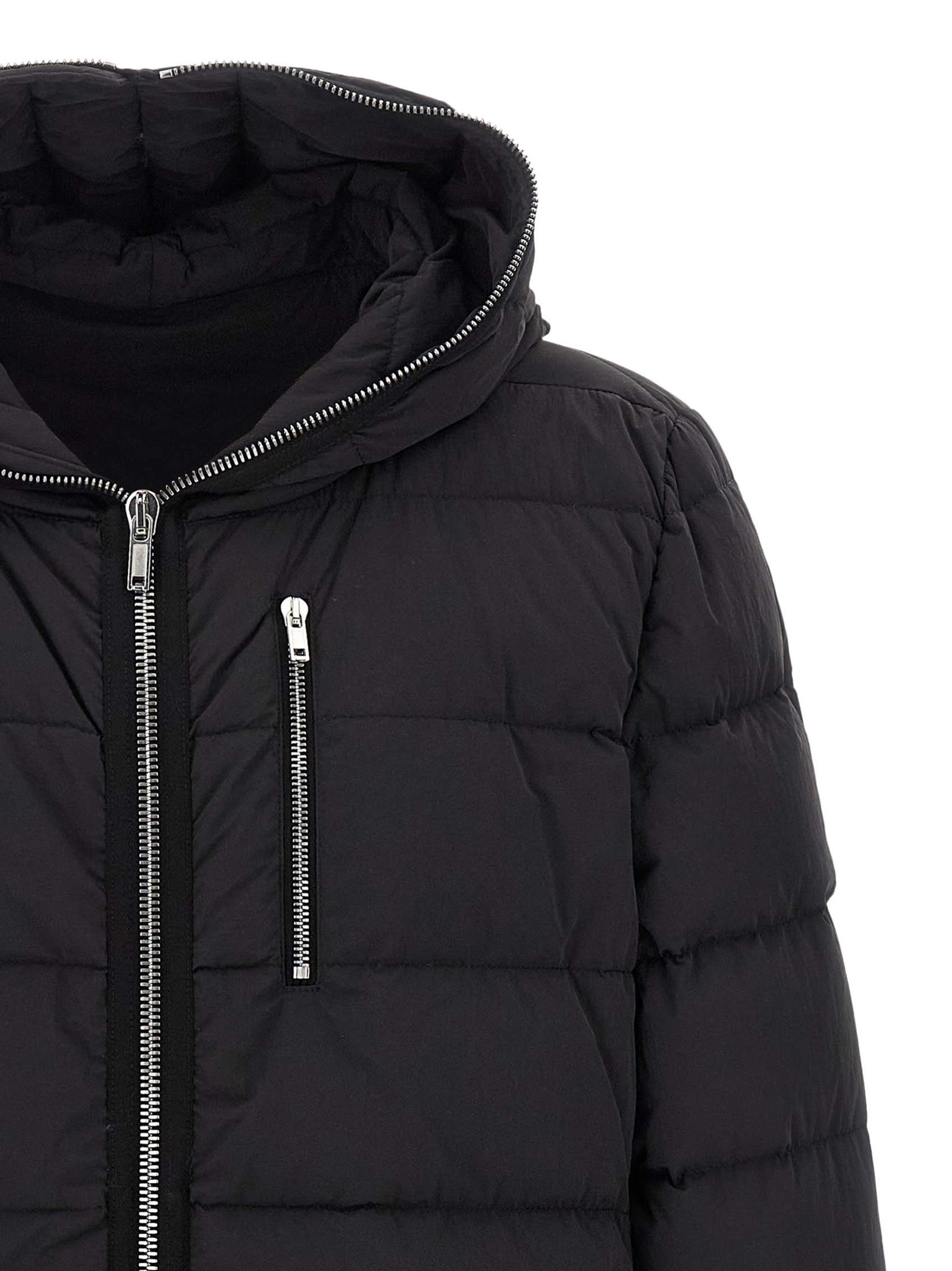 Gimp down jacket Black Nylon Jacket, Parka, Casual