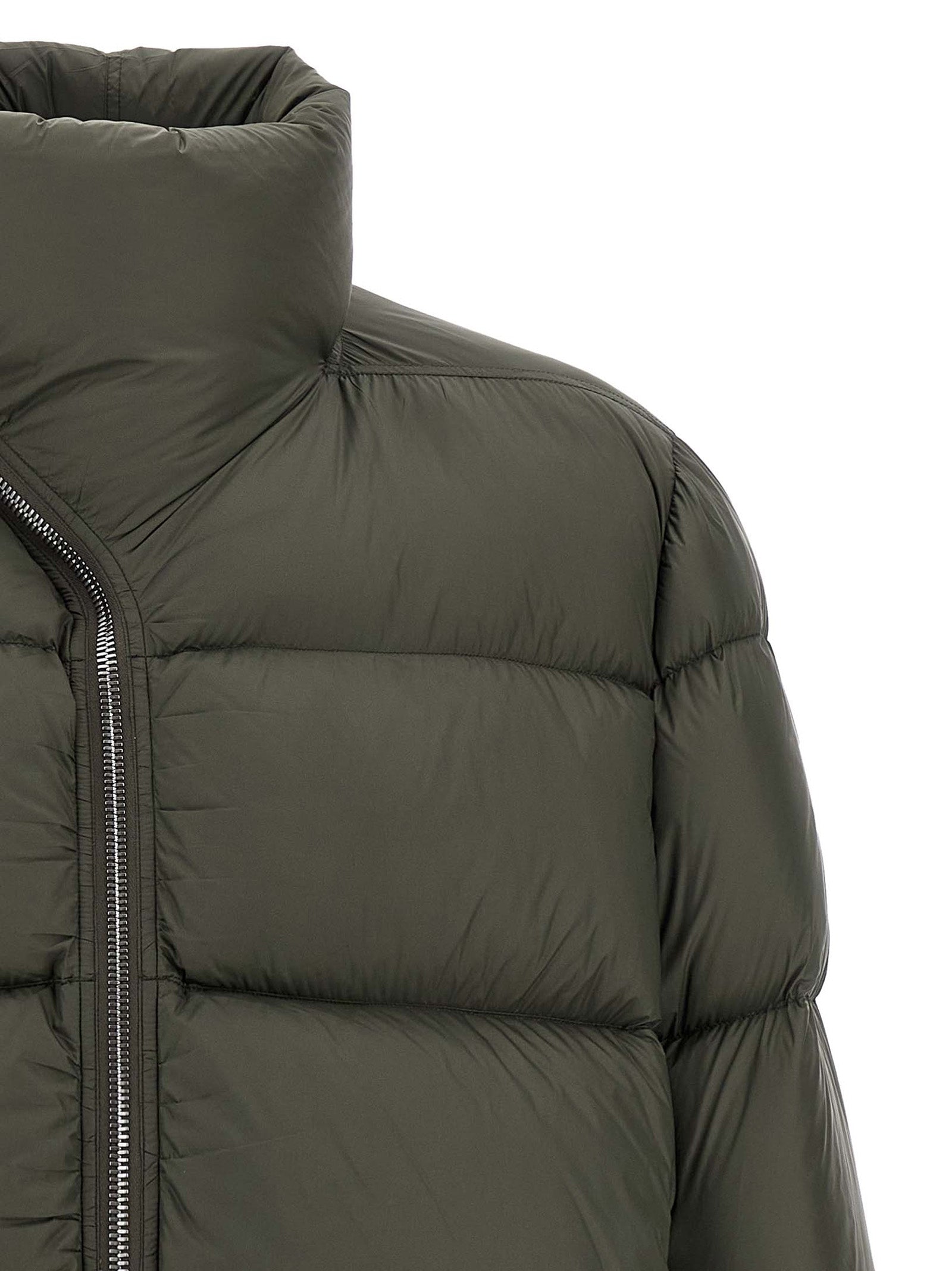 Turtle down jacket Gray Cotton Jacket, Parka, Casual