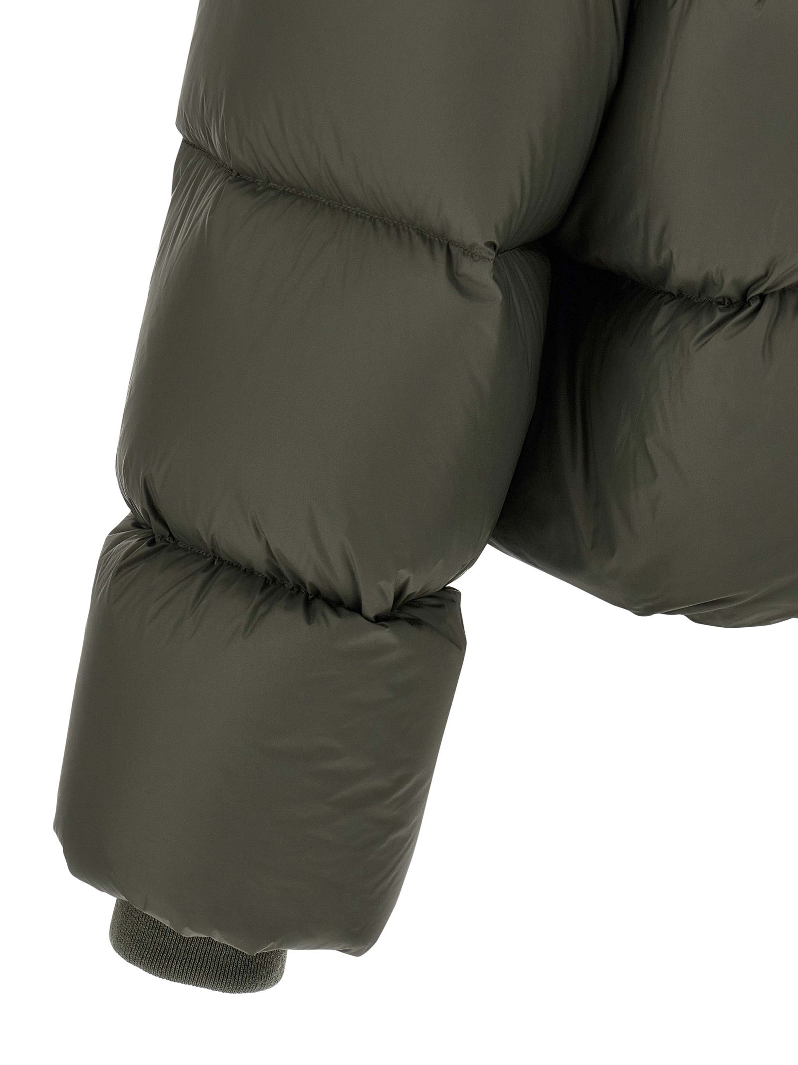 Turtle down jacket Gray Cotton Jacket, Parka, Casual