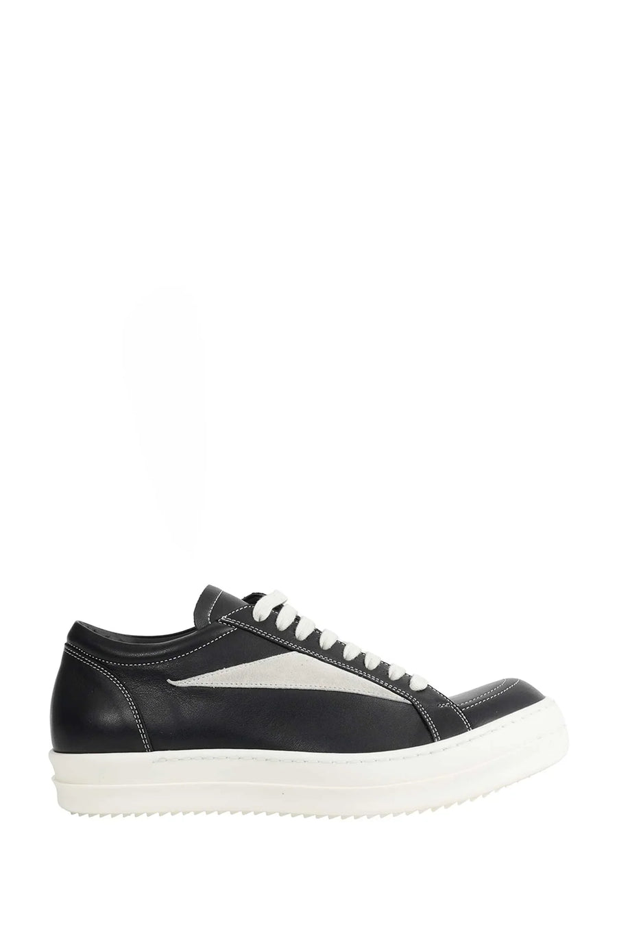Rick Owens Leather sneaker in black