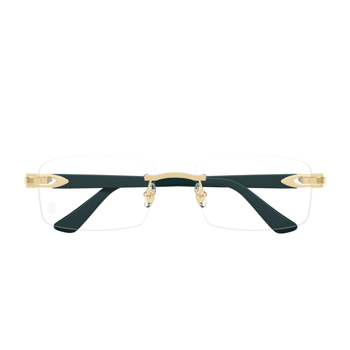 Cartier CT0287O C de 009 Green Oro Acetate/metal Occhiali Da Vista