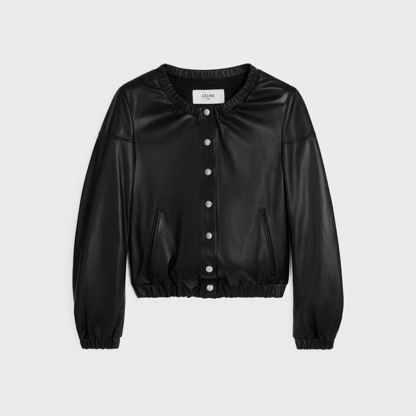 Celine Lambskin jacket in black