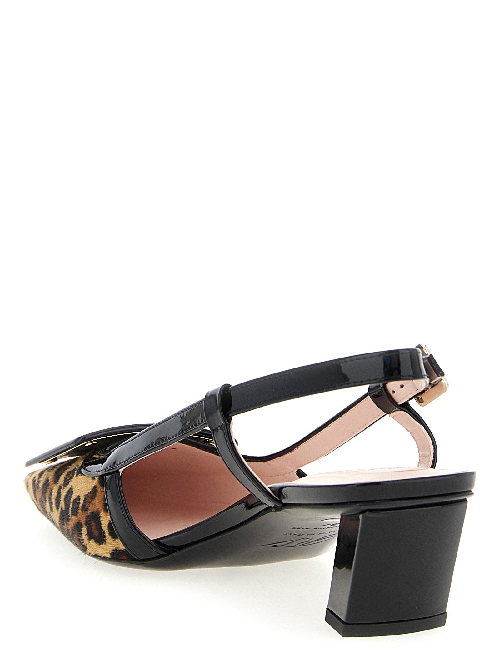 Belle Viver slingback Multicolor Calfskin Leather (bos Taurus) Pumps