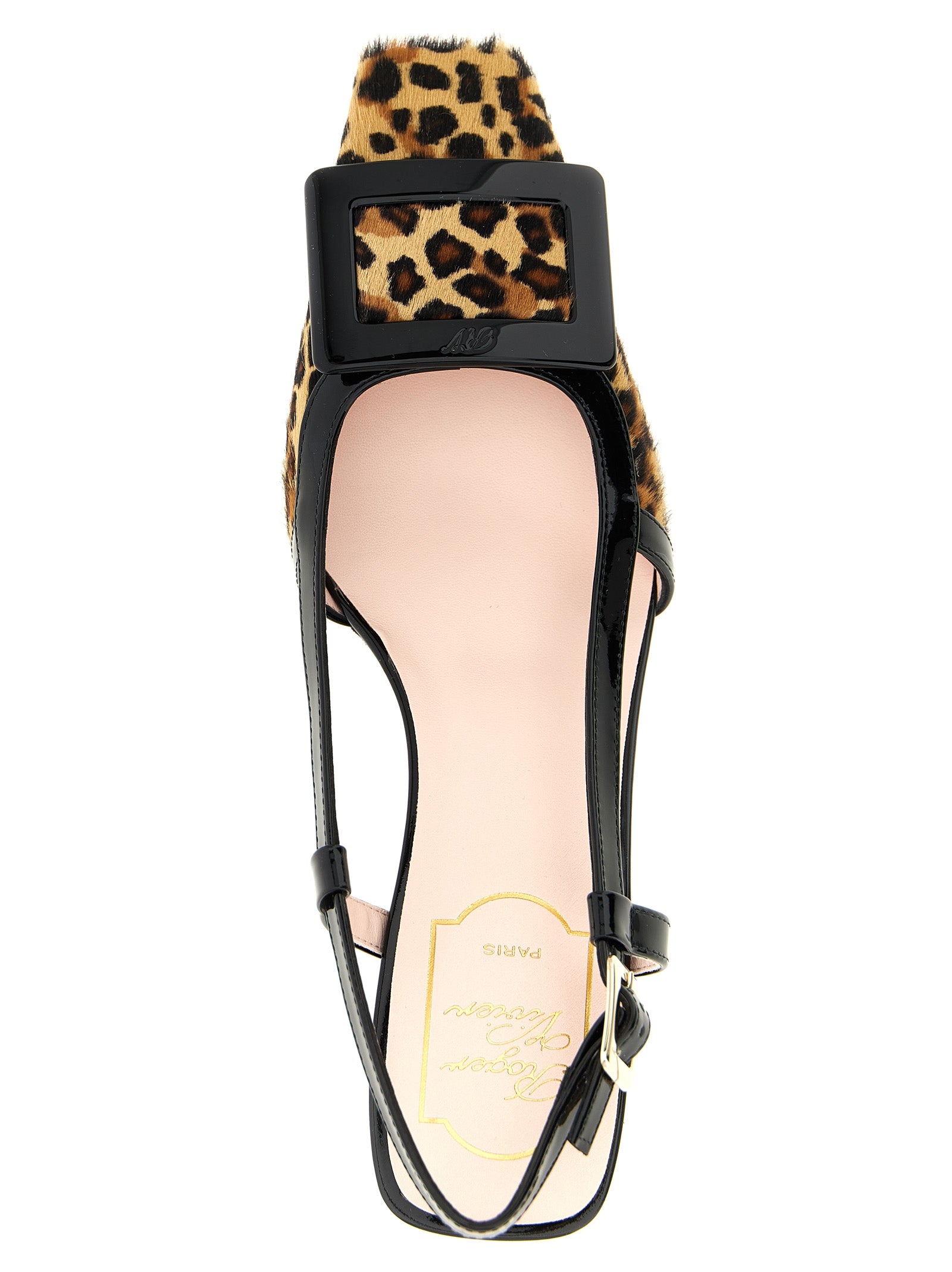 Belle Viver slingback Multicolor Calfskin Leather (bos Taurus) Pumps
