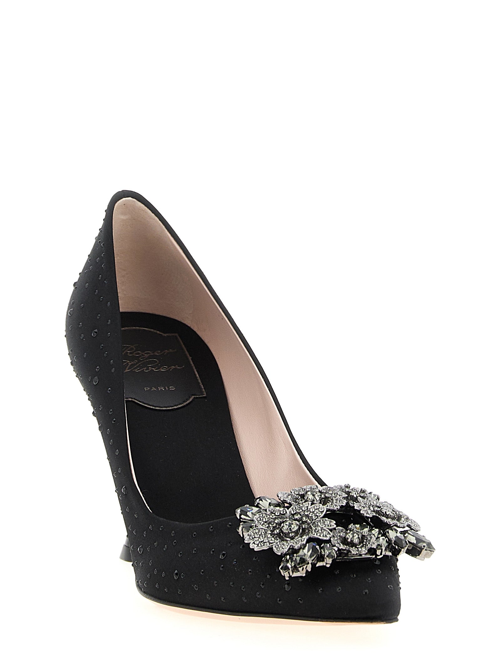Efflorescence pumps Black Viscose