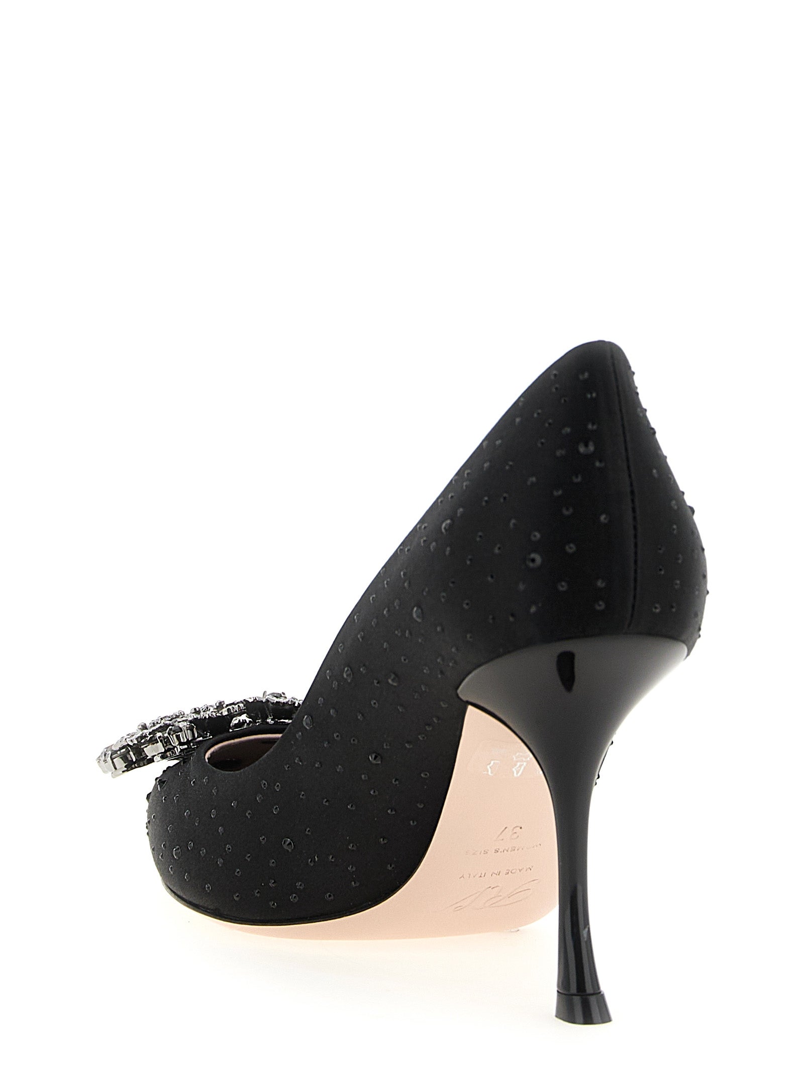 Efflorescence pumps Black Viscose