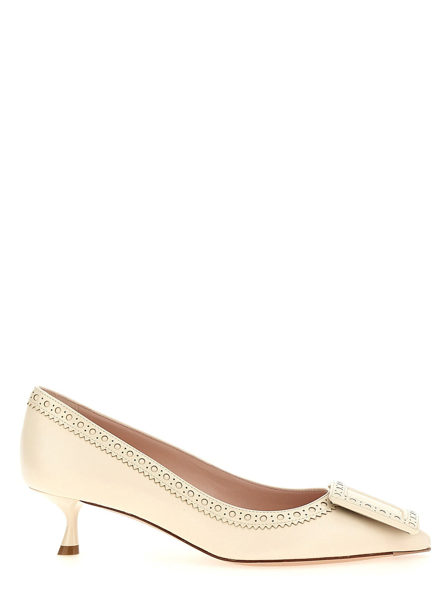 Roger Vivier Pumps — Cream