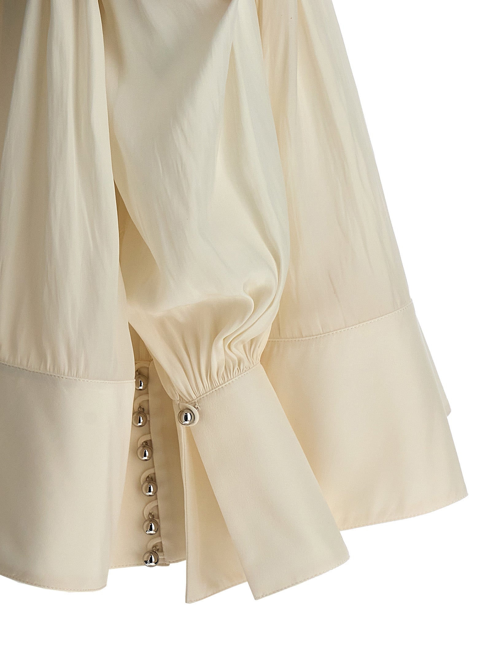 Wide blouse White Polyester Shirt