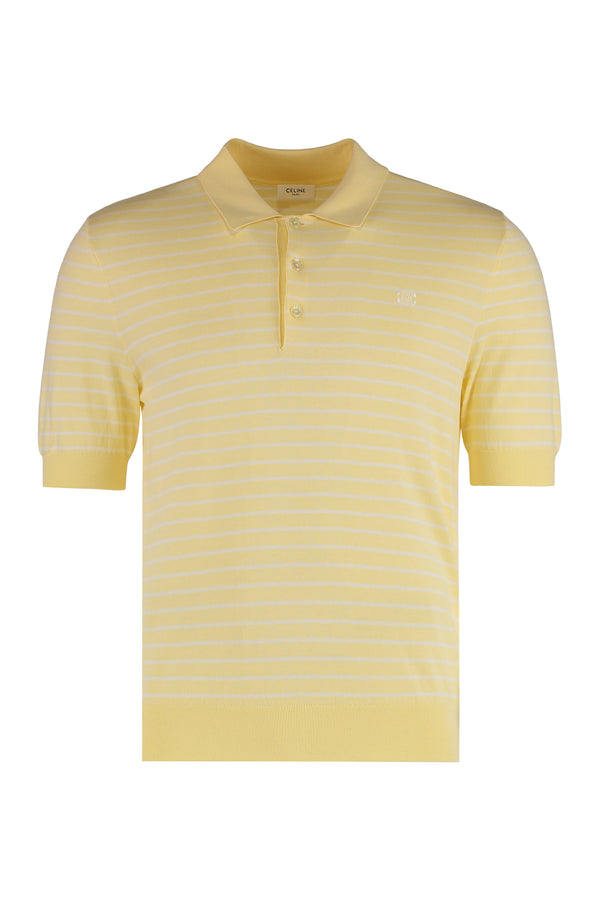 Yellow Short-Sleeve Cotton Polo Shirts