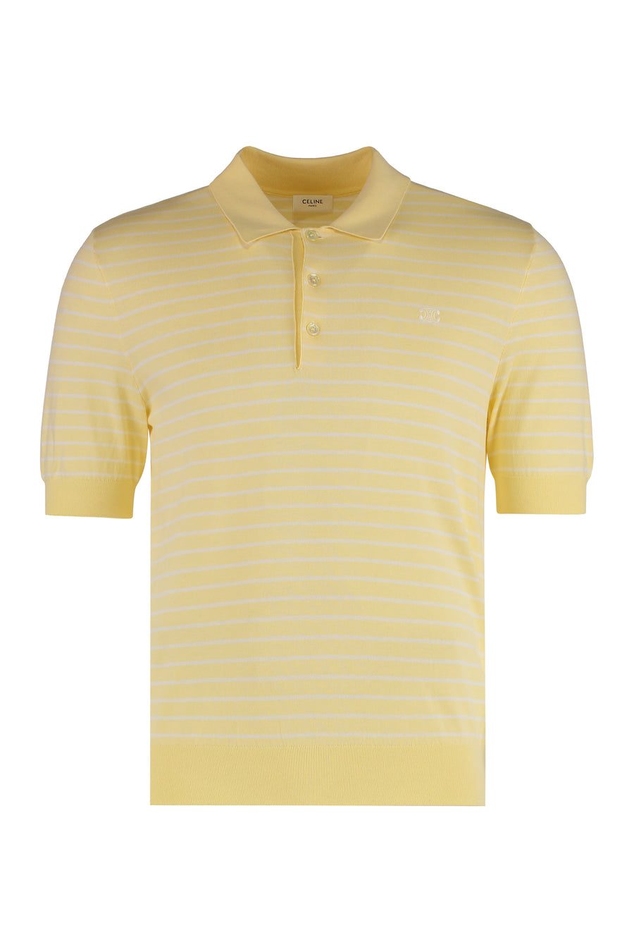 Yellow Short-Sleeve Cotton Polo Shirts