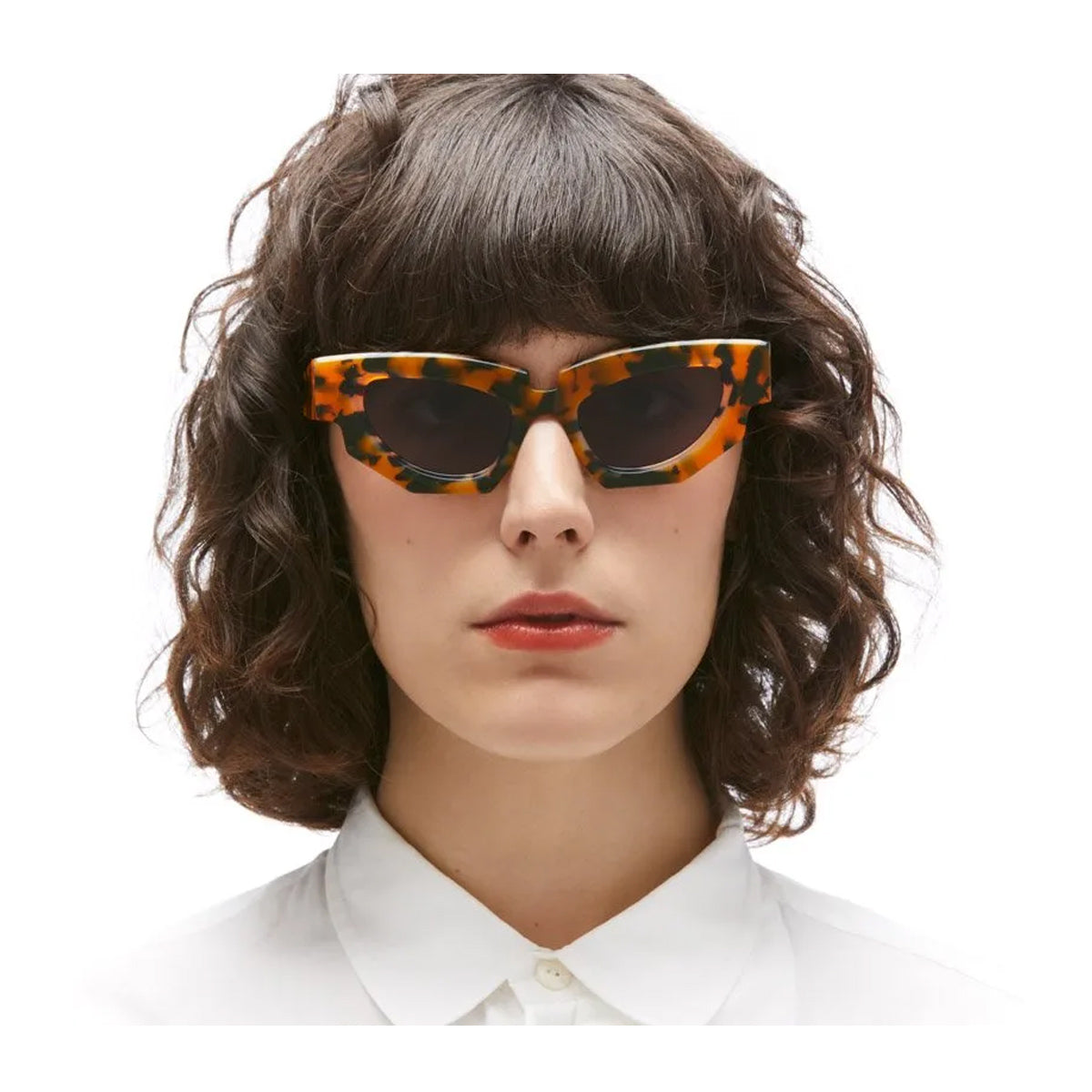 Maske F5 Hor Arancione Acetate Occhiali Sole