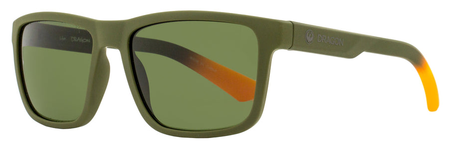 Dragon Reed Plastic (Injected) sunglasses in green