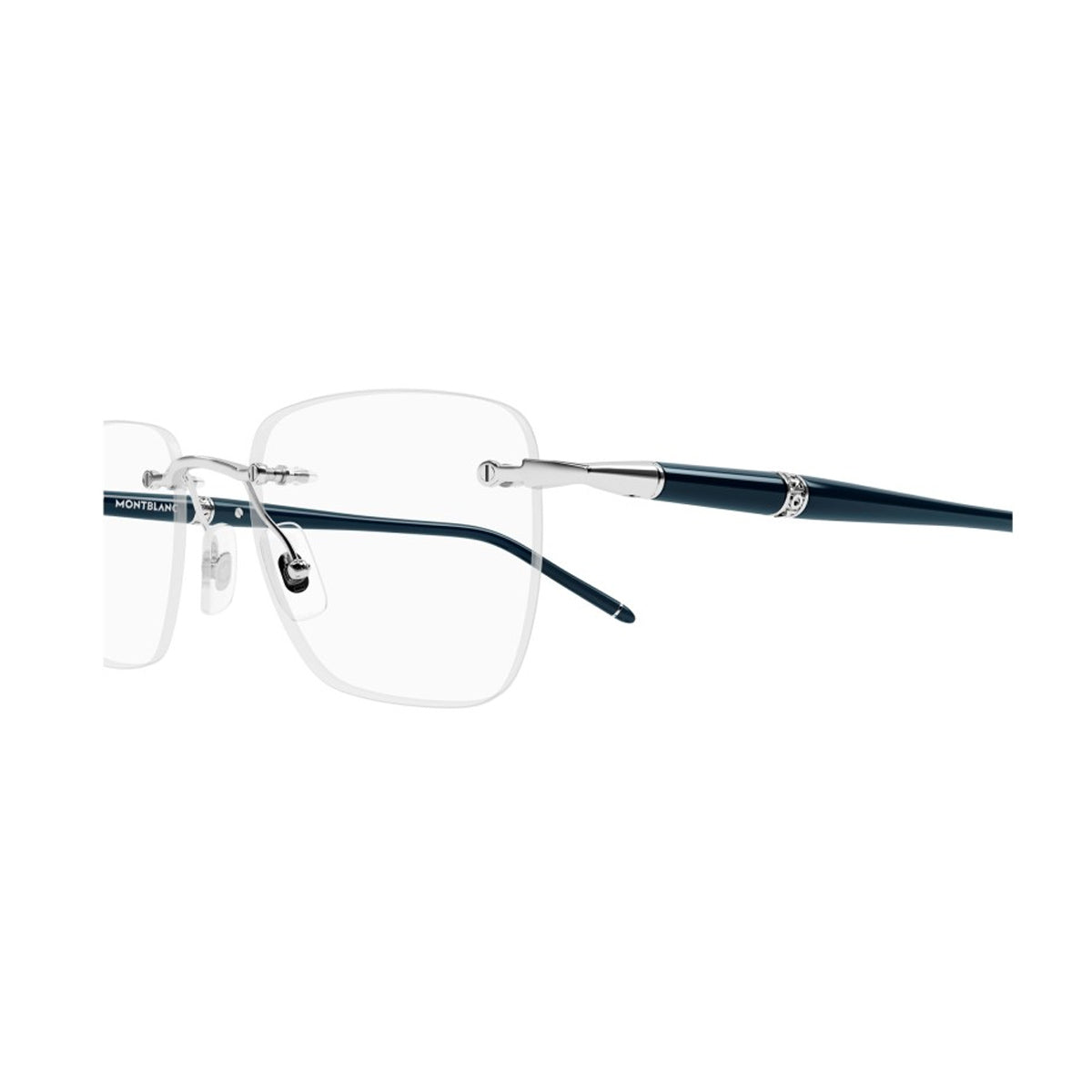MB0346O LINEA MEISTERSTÜCK 002 Argento Metal Occhiali Vista
