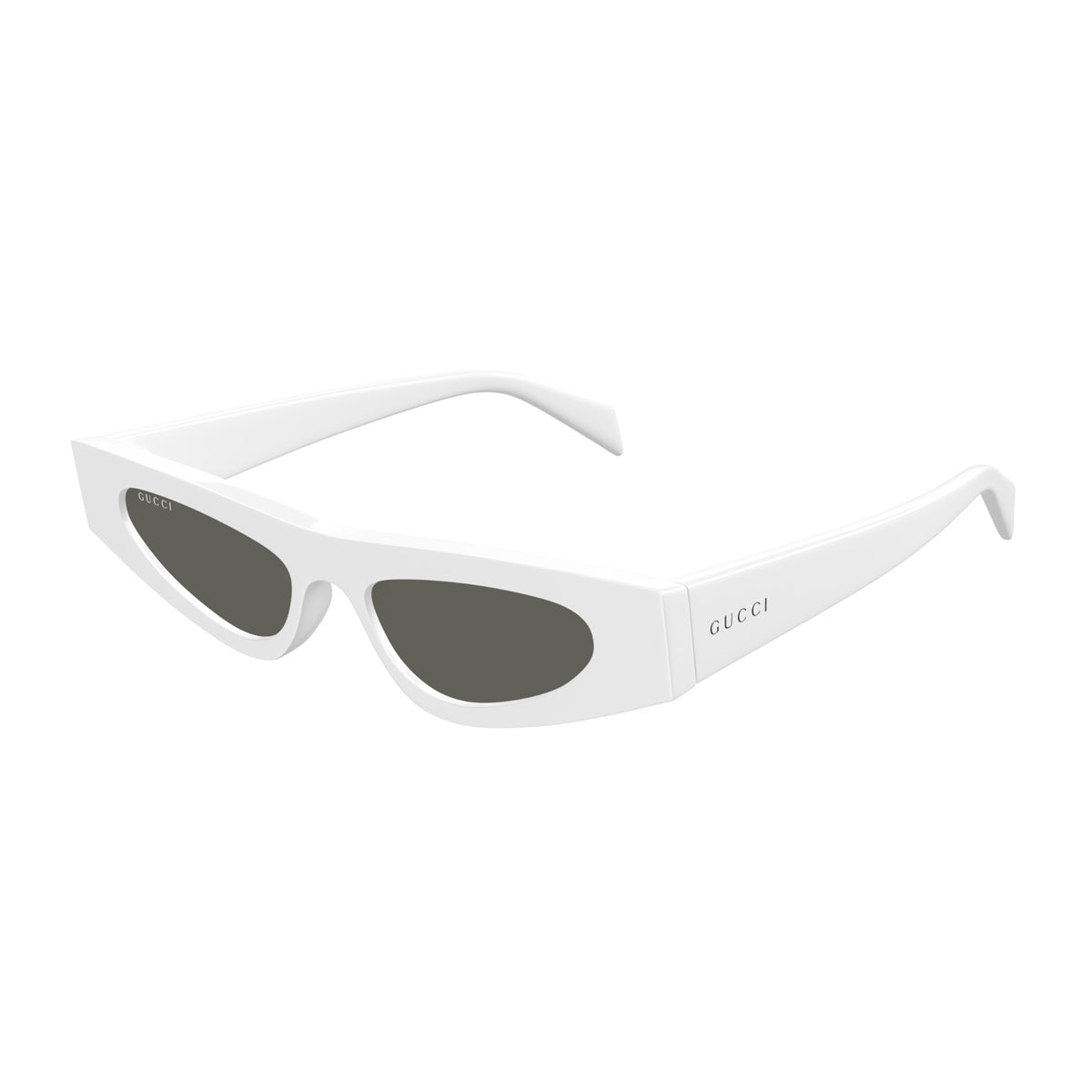 Gucci GG1779S Linea Fashion 002 White Grey Bianco Acetate Occhiali Da Sole