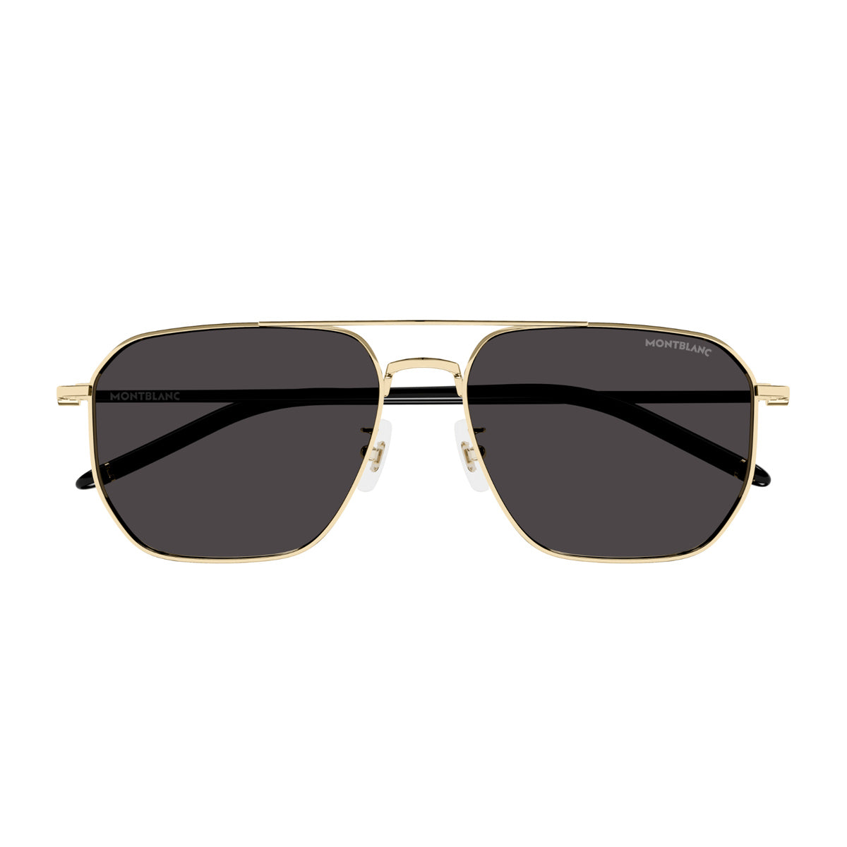 Montblanc MB0367SA Linea Meisterstück 001 Gold Black Grey Oro Metal Occhiali Da Sole