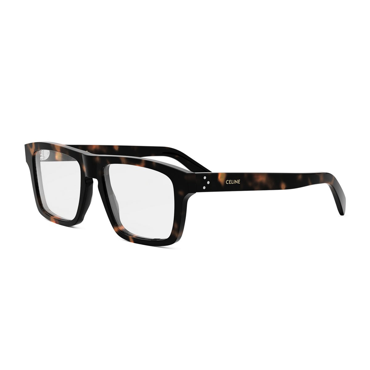 Celine CL50160I 3 Dots HD 052 Havana Marrone Acetate Occhiali Da Vista