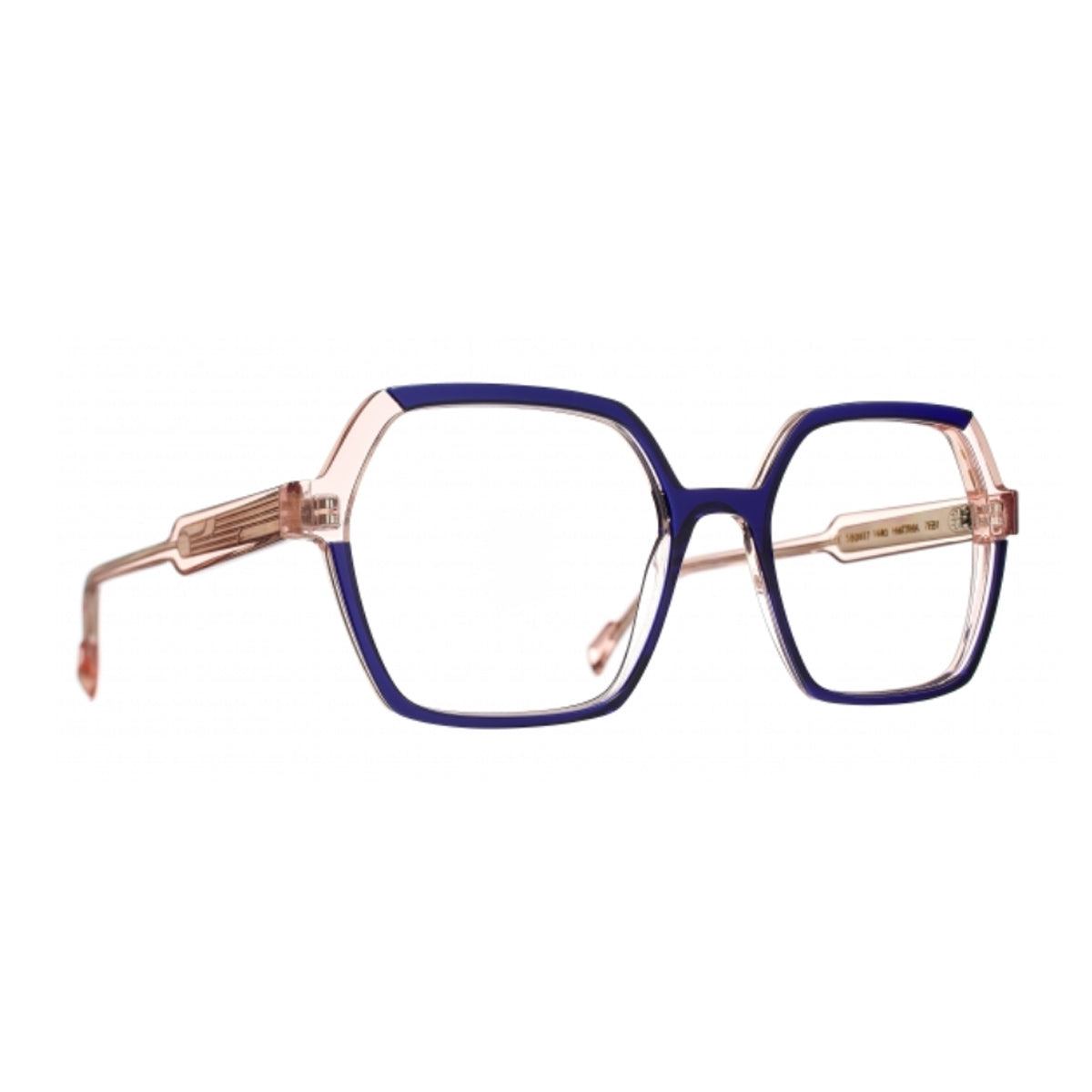 Caroline Abram Hatika 781 Blu Rosa Chiaro Acetate Occhiali Da Vista