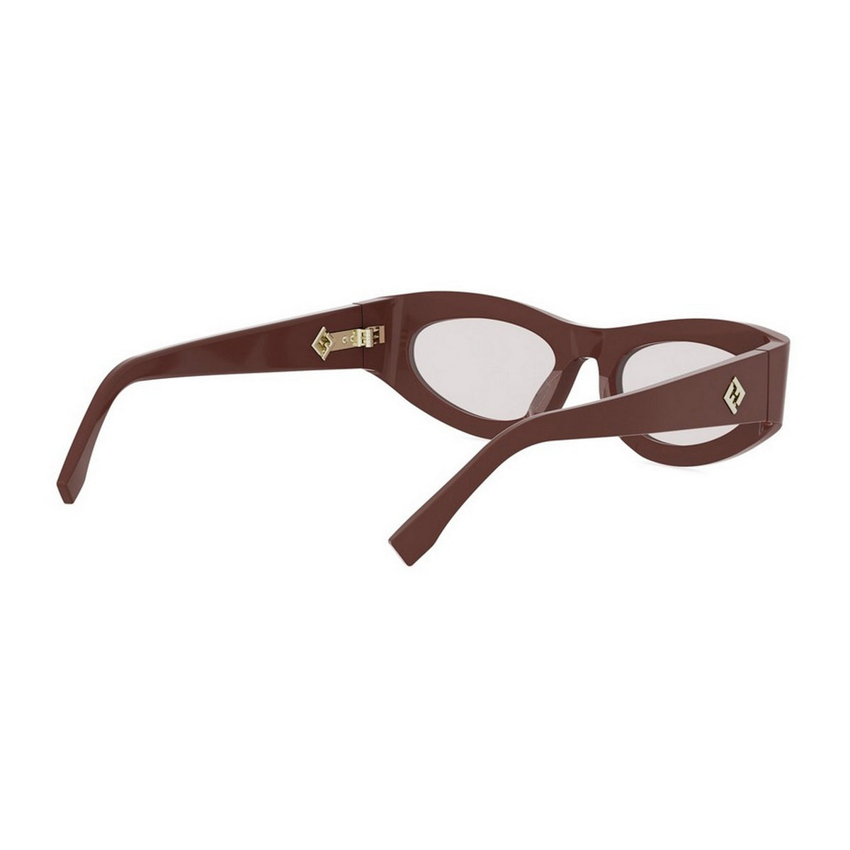 Fendi FE40177U FF Diamonds 66C Rosso Bordeaux Acetate Occhiali Da Sole
