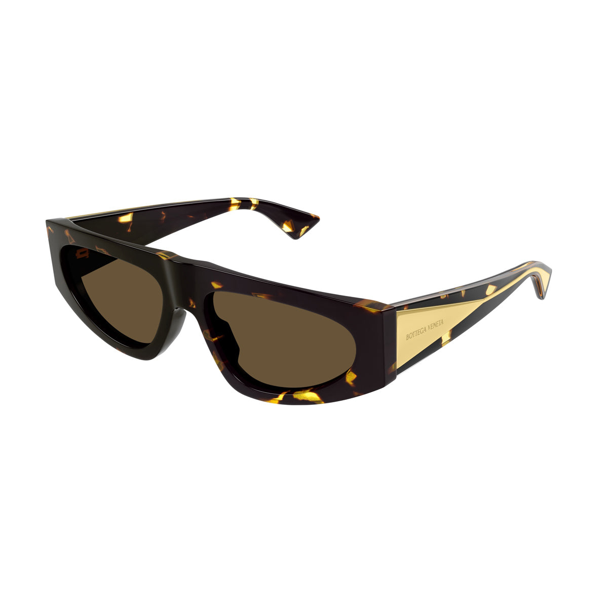 BV1277S Tri-Fold-LINE NEW CLASSIC 002 Marrone Recycled Acetate Occhiali Sole