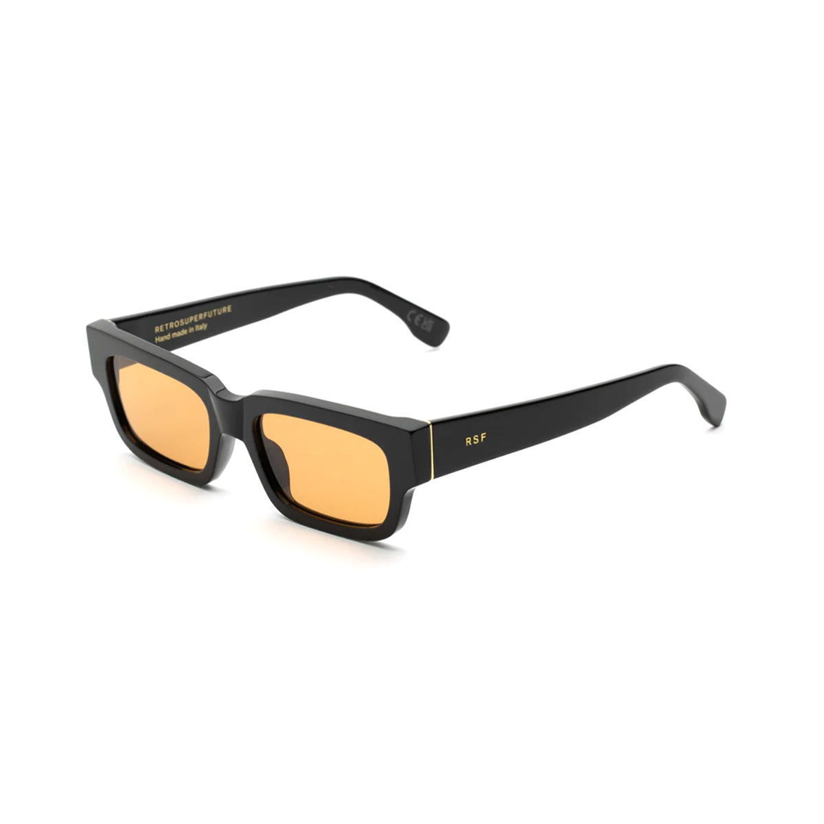 ROMA REFINED black Nero Acetate Occhiali Sole