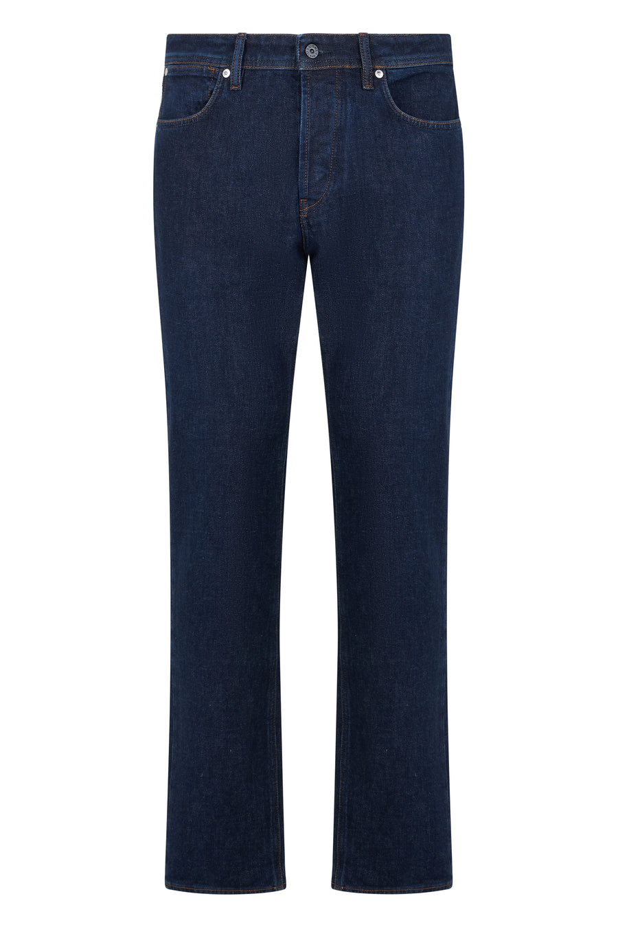 Denim Jeans Blue Cotton Regular & Straight-leg