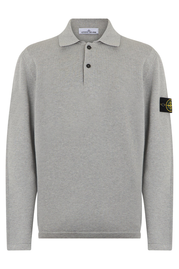 Polo Sweater Grey Cotton Shirts